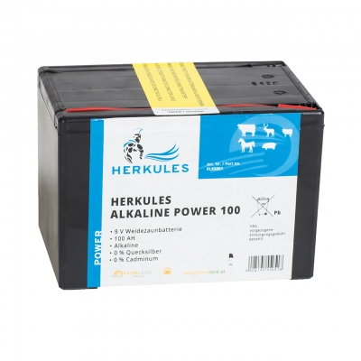 Weidezaunbatterie HERKULES Alkaline Power 100