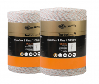 2x 1000 m Gallagher Vidoflex 9 Turboline Plus Weidezaunlitze